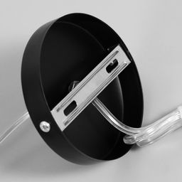 Светильник «Тейла» 1хЕ27 40 Вт черный 12×12×18-118 см