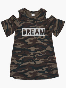 Платье UD 4583 хаки камуфляж - Mini maxi фото 3