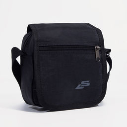 Сумка кросс-боди мужская Luris, на молнии, 17×9×17 см, чёрная