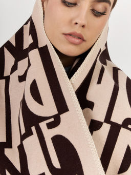 в составе ШЕРСТЬ  и КАШЕМИР Большой, мягкий, теплый  двусторонний палантин - Tantino фото 7