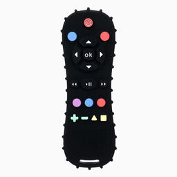 Прорезыватель для зубов «Пульт от телевизора», силиконовый, чёрный