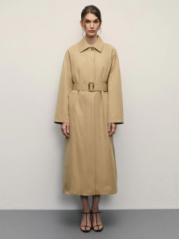 Плащ с поясом / Zarina  фото 4