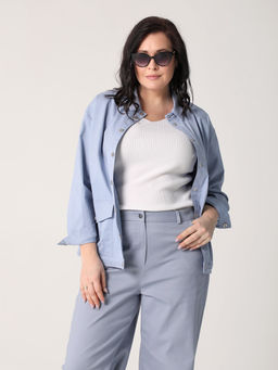 25215 Жакет голубой