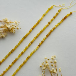 Бусины для украшений из Опала желтого 39 см