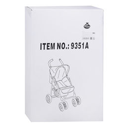 Коляска для кукол складная, с корзиной и козырьком, цвет серо-бордовая