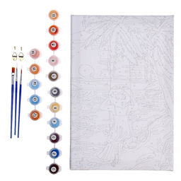 Картина по номерам на холсте с подрамником Закат у моря, 20х30 см - Школа талантов фото 5