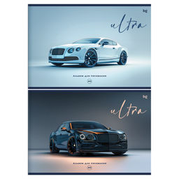 Альбом для рисования BG А4 40л. на скрепке "Ultra" (АР4гр40_вл 08622) обложка картон, выб. лак