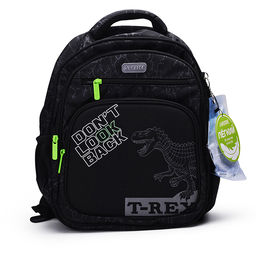 Рюкзак "Grade. T-Rex" школьный жесткий 37x28x16 см (16 л) вес 700 г, плотный износостойкий полиэстер с водоотталкивающей пропиткой, 2 просторных отделения на молнии (одно отделение с разделителями для учебников, другое отделение с органайзером и карманом
