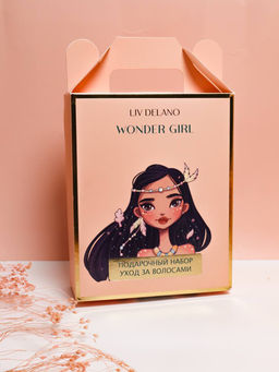 Liv-delano Подарочный набор Wonder Girl 3+ (Шампунь 2в1 + спрей для волос легкое расчесывание)