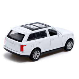 Машина металлическая «Джип», инерционная, масштаб 1:43, цвет белый