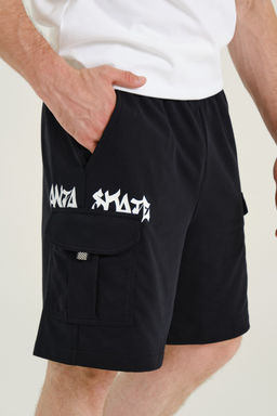 Шорты трикотажные Черный - Anta фото 5