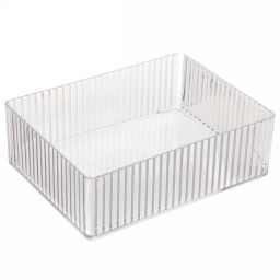 Цена за 3 шт. Органайзер - контейнер для хранения "ЭДЭЛЬ", прозрачный, 16.5*12.5*5см