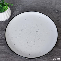 Тарелка 20 см "Точки" керамика арт. 1700-8 (731992)