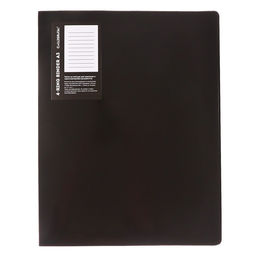 Папка на 4 кольцах А3, Calligrata TOP, 27 мм, 800 мкм, вертикальная, чёрная