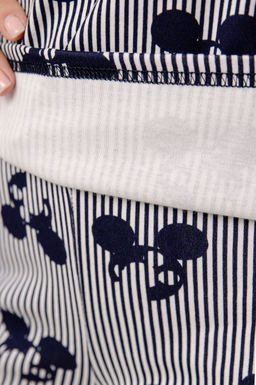 Арт. 9168 Пижама с брюками 42-50 (5 шт) Цвет:верх- синий, белый, низ-синий, белый - Калинка фото 7