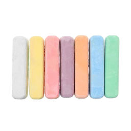 Мелки цветные для асфальта 7 штук Фантазия, брусок - Calligrata фото 4