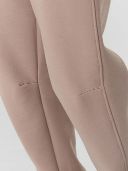 Брюки спортивные женские бежевые с начесом