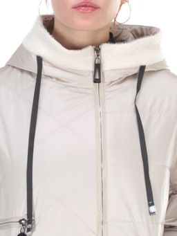 22-302 BEIGE Куртка демисезонная женская AKiDSEFRS (100 гр.синтепона) - Фабричный китай фото 10