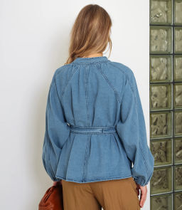 Блуза #КТ80303, голубой - Dommod фото 3