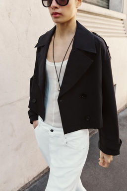 TRENCH CRUZADA CORTA / Marino - Zara фото 3