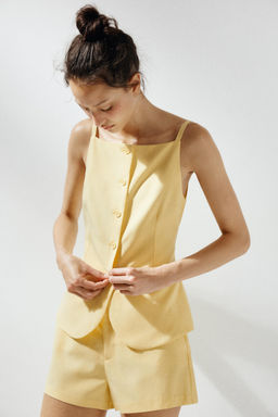 BUTTONED WAISTCOAT TOP - Zara фото 20