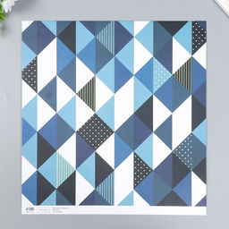 Цена за 5 шт. Бумага для скрапбукинга двусторонняя «Скандинавия», плотность 180 г, 30.5×32 см