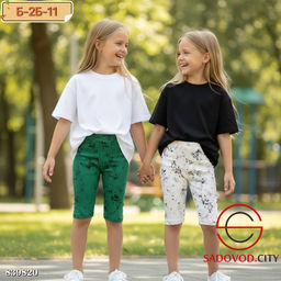 Велосипедки для девочки с принтом - Bruno фото 2