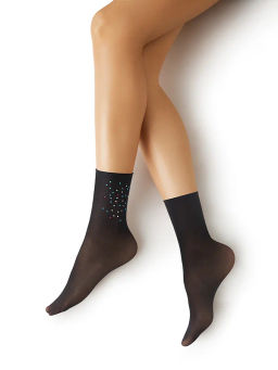 (SiSi) GLAM (нос.жен.эффект тюля с принтом стразы)  фото 6