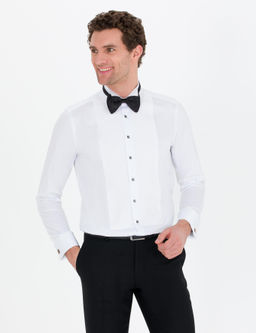 Beyaz Slim Fit Smokin G_mlek