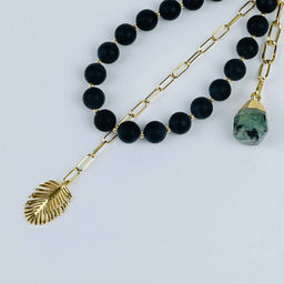 Брелок из Агата и Пренита - Радуга самоцветов фото 2