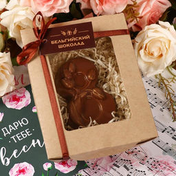 Шоколадная фигурка 8 марта Тюльпаны, 80 г