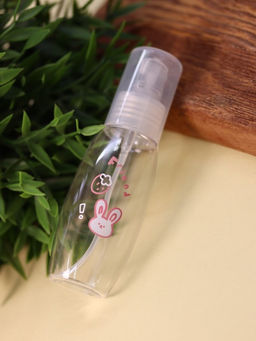 Дорожная бутылочка "Bear rabbit", pink (85 ml)