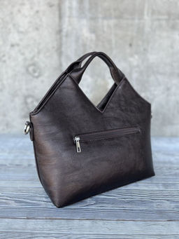 Женская сумка из эко кожи 0025 Бронза - Sergio valentini фото 3