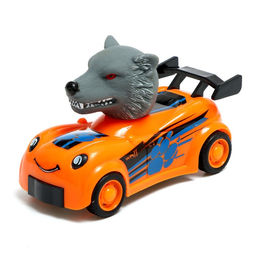 Машина инерционная Животные, вылетает голова при ударе, МИКС - Simaland фото 10