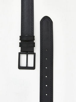 Deri G?r?n?ml? Erkek Kemer