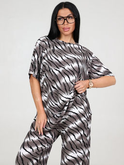 764 ЖЕНСКИЙ КОСТЮМ (брюки) (Тигр/серый) - А-дина фото 4