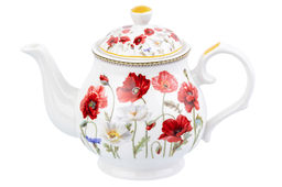 Чайник 380 мл 17*10*12 см Маки NEW BONE CHINA