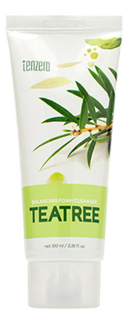 Пенка для умывания с экстрактом чайного дерева TENZERO Balancing Foam Cleanser Teatree , 100g