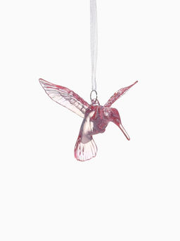 Цена за 2 шт. Ёлочная игрушка Зимнее волшебство. Свиристель, 7.57 см, сиреневый перелив фото 8