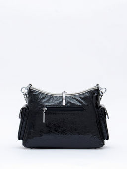 Сумка 2096Y black silver Polina&Eiterou