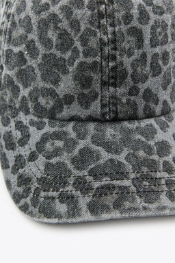 ANIMAL PRINT TWILL CAP - Zara фото 2