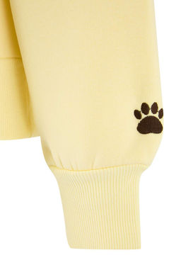 Ac?k Sar? Regular/Normal Kal?p Nak?s Detayl? Kal?n Ici Polarl? Orme Sweatshirt TWOAW26SW00200