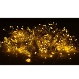 Электрогирлянда-занавес 3*2м, 320 ламп, белый теплый, в пакете