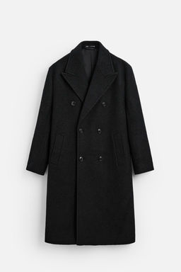BOUCLE TEXTURED WOOL COAT - Zara фото 6