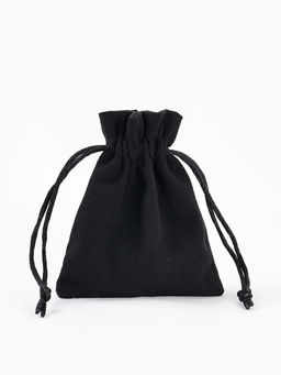 Набор мешочков подарочных 50 шт. «Хлопок», 10×12 см, чёрный