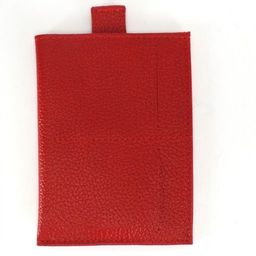 Обложка/футляр для паспорта Croco-П-408 натуральная кожа 1отд, 3карм, алый флотер (128) 228530  фото 2