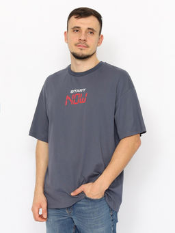 CRB wear/CWSM 60310-48 Футболка мужская,темно-серый/Ex.Cherubino  фото 3