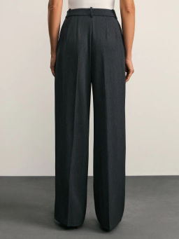 Прямые брюки с защипами / Zarina  фото 4