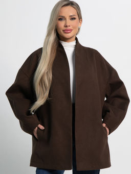 Пальто Мелания (горький шоколад) Б15185-5М - Lt collection фото 14