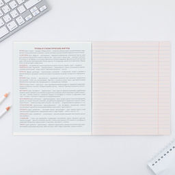 Цена за 20 шт. Тетрадь в линейку, предметная, 48 л.,на скрепке, А5 «ПРИРОДА. Литература»